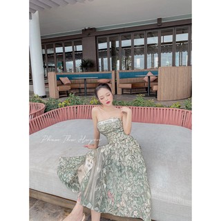 VÁY QUÂY HOẠ TIẾT NHIỆT ĐỚI