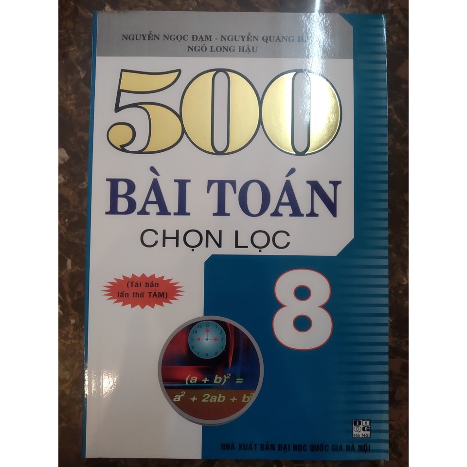 Sách - 500 bài toán chọn lọc lớp 8