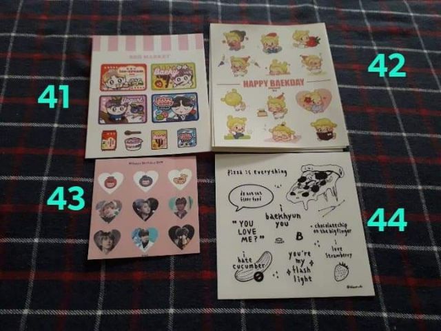 Sticker thang viên Baekhyun EXO siêu dễ thương
