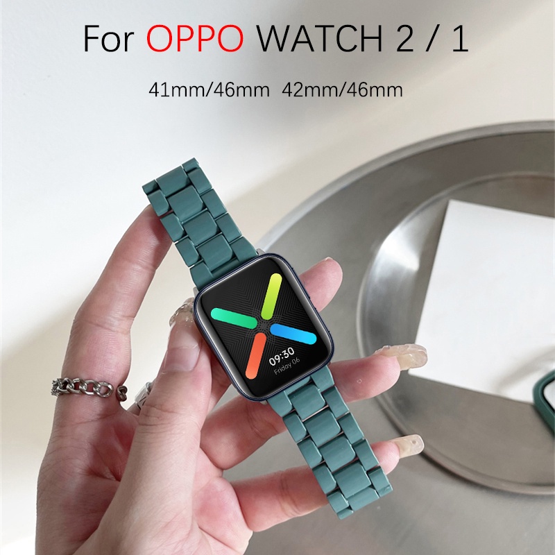 Dây Đeo Thay Thế Màu Sắc Kẹo Ngọt Cho Đồng Hồ OPPO Watch 2 / 1 41mm 42mm 46mm