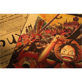 Poster ảnh One Piece vui nhộn