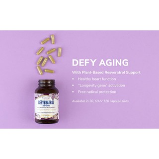 Resveratrol 250mg 30 viên - viên uống hỗ trợ sức khỏe tim mạch