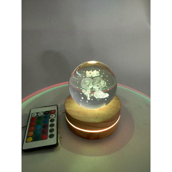 Đế đèn 3D kê tượng,  đế đèn  bình hoa, quả cầu, kê đá