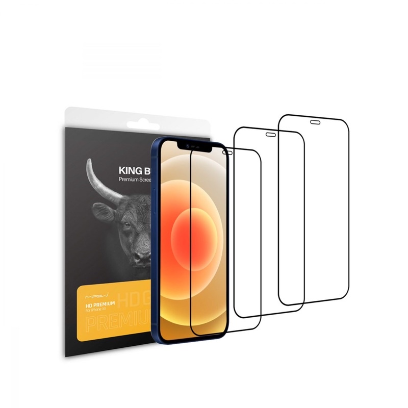 MIẾNG DÁN CL MỜ CHỐNG VÂN MIPOW KINGBULL ANTI-GLARE PREMIUM HD (2.7D) IP 13 | 13 PR0 | 13 PR0MAX