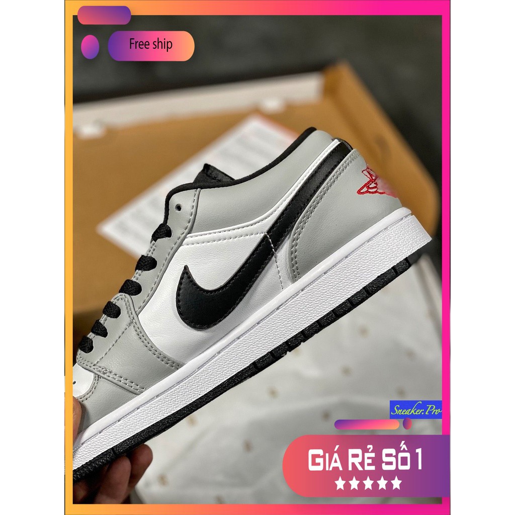 (FULL BOX) Giày thể thao Air Jordan 1 Low Light Smoke Grey siêu đẹp dành cho nam nữ | BigBuy360 - bigbuy360.vn