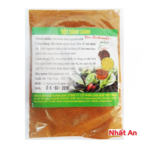 Bột dành dành 50gr