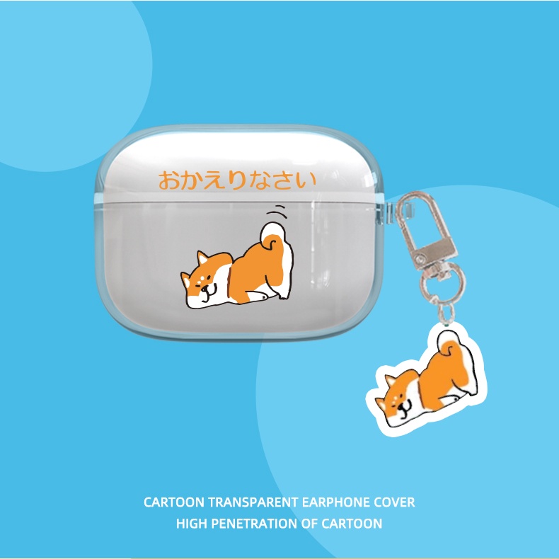 Vỏ Bảo Vệ Hộp Sạc Tai Nghe Sony Linkuds S WF-LS900N Bằng TPU Trong Suốt Chống Sốc Có Móc Treo