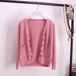 Áo khoác len nhẹ túi xinh