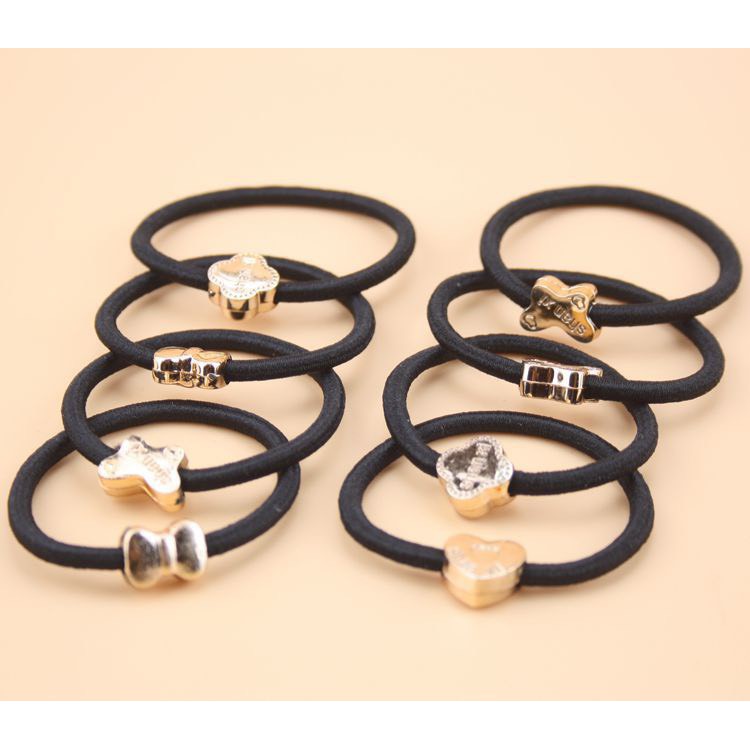 Dây Buộc Tóc Thun Đàn Hồi, Chun Cột Tóc Hạt Charm Cute Phong Cách Trẻ Trung SC20