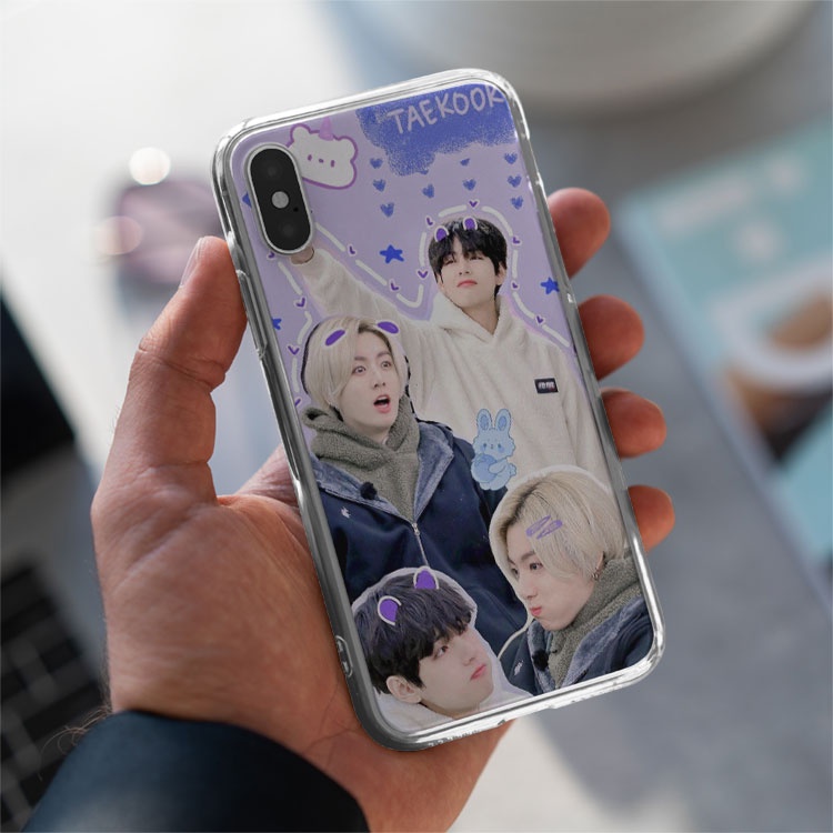 Ốp ip IDOL KPOP Taekook cutie cho Iphone 6 đến 13 promax  BLUGDR0115