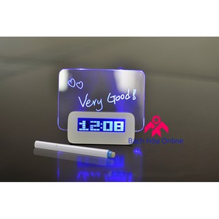 Đồng hồ báo thức HIGHSTAR bảng ghi nhớ phát sáng
