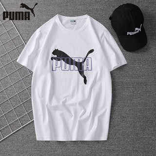 Áo thun ngắn tay in logo Puma cá tính cho nam