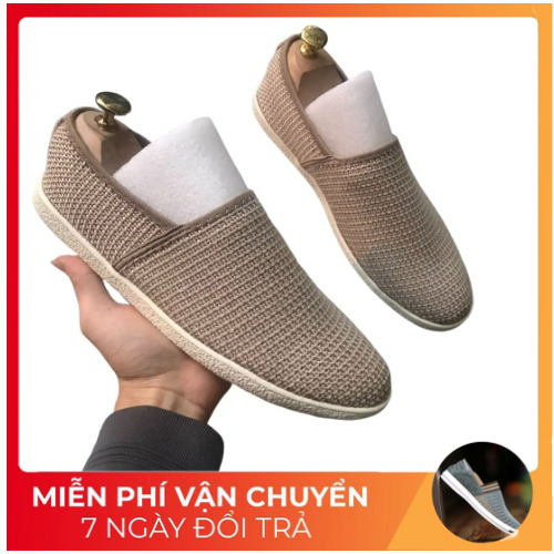 Giày lười vải nam, giày slipon nam vải lưới thoáng khí phong cách Casual đơn giản cá tính MS L48