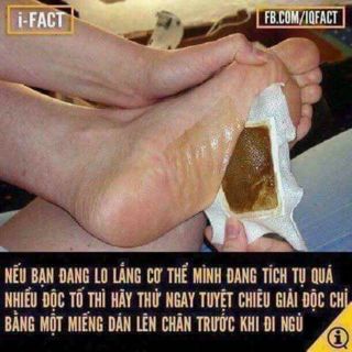 Miếng dán thải độc chân