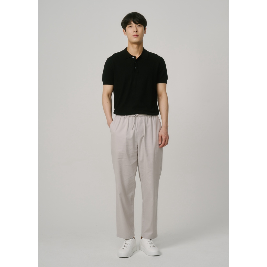 Quần dài linen nam ISLACK 18511 form Standard Fit Banding
