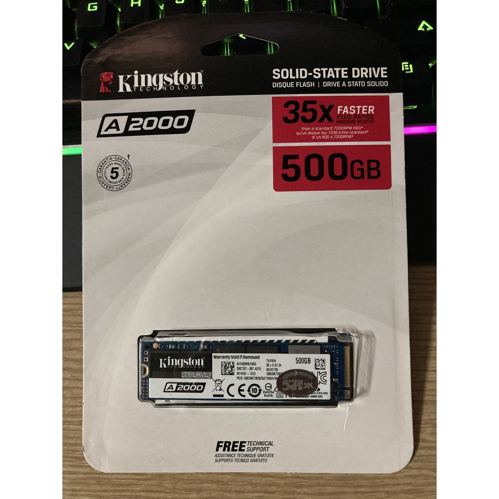 Ổ Cứng SSD Kingston SA2000 PCIe Gen3 x4 NVMe M.2 500GB | BigBuy360 - bigbuy360.vn