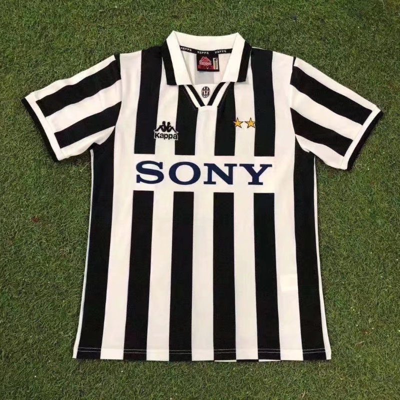 Áo Thun Bóng Đá Ngắn Tay Phong Cách Đội Tuyển Juventus Size S-XXL 96-97
