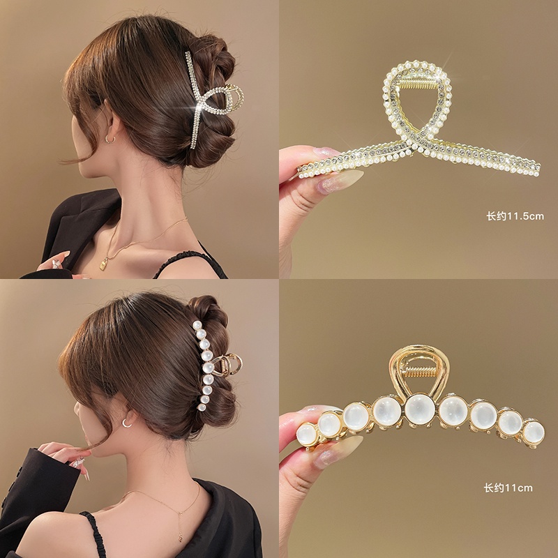Kẹp Tóc Kim Loại Hình Cá Mập Phong Cách Hàn Quốc Cho Nữ