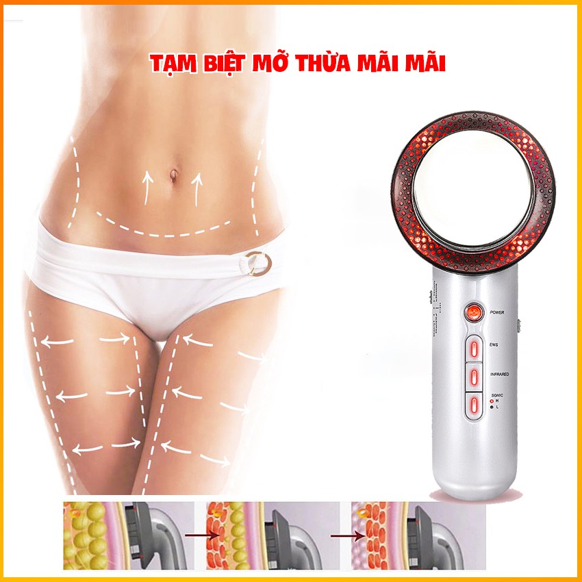 Máy massage cầm tay - Máy mát xa đa năng EMS cao cấp - Massage bụng giảm béo - HDSD Tiếng Việt - MIANZ STORE