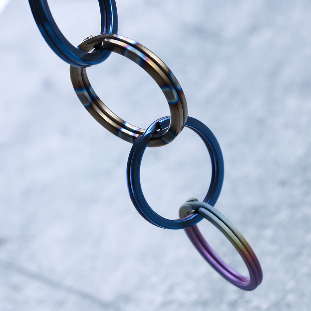 1/2 Móc Khóa Tròn Bằng Hợp Kim Titan 10~32mm Chất Lượng Cao