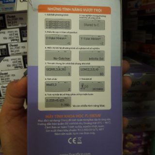 (BH 2 năm) Máy tính Fx 590 vn plus FLEXIO