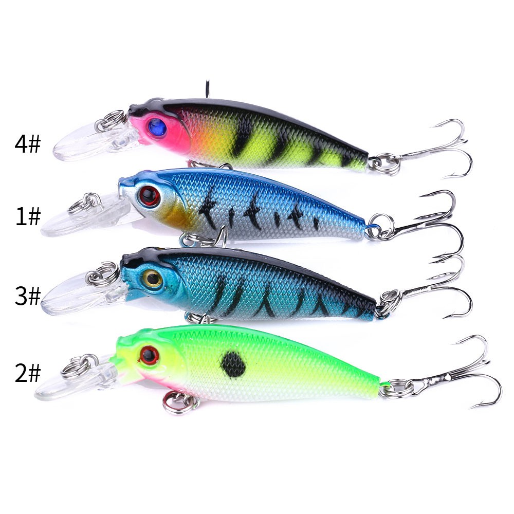 Hengjia 1pcs 6.5cm Fishing Lure Plastic Isca Artificial Hard Wobbler Bait Minnow