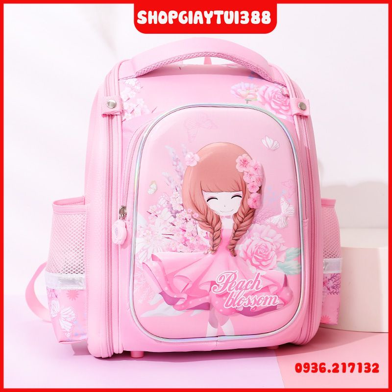 { lớp 1 - 5 } Balo Chống Gù Cho Bé Tiểu Hoc ( Mẫu mới nhất 2021 ), Cặp Sách Chống Gù Cho Bé ( Mã 677 )