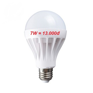 Bộ 6 bóng đèn búp led 7w ánh sáng trắng