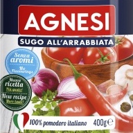 3 hũ sốt cà chua ớt Arrabbiata Agnesi 400g, 100% cà chua Ý