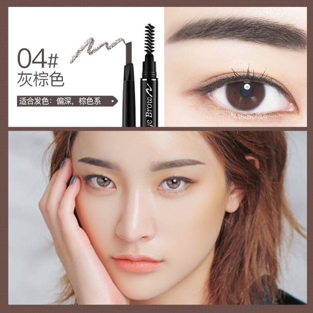 Chì Kẻ Mày Lameila 02 Đầu Double Effect – Bút Kẻ Mày Lameila 2 Đầu Không Thấm Nước