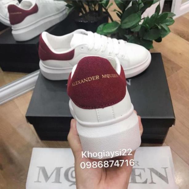 xả TẾT G [SALE SỐC-FULLOX] Giày alexander Mcqueen gót đỏ đô size 36->39 :)) (