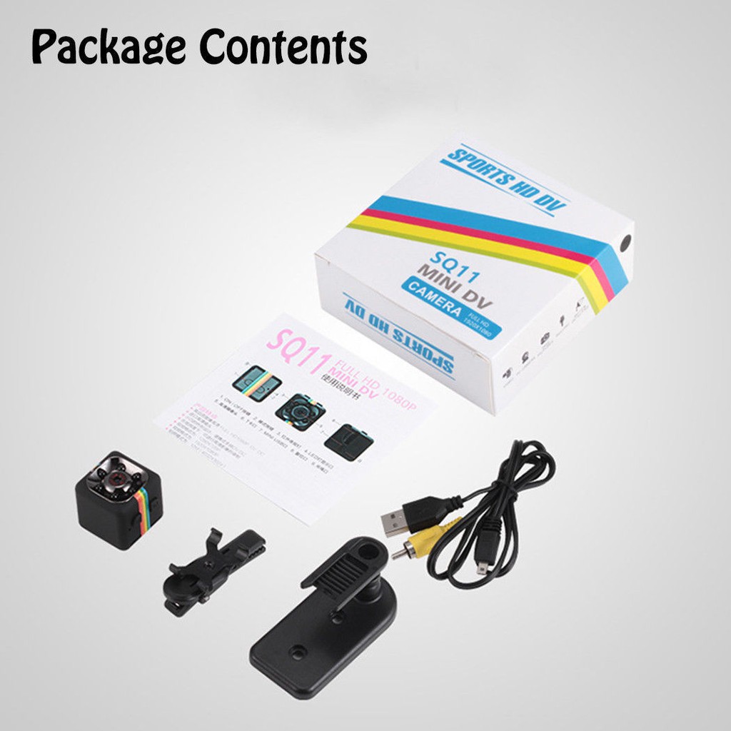 Máy Quay Mini Sq11 Hd Hỗ Trợ Quay Ban Đêm | BigBuy360 - bigbuy360.vn