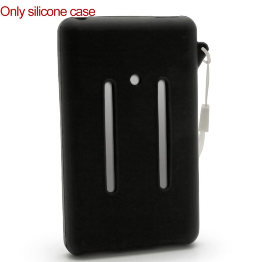 Silicone Case Durable Cover Washable Black Protective Soft Portable For Apple IPod Classic