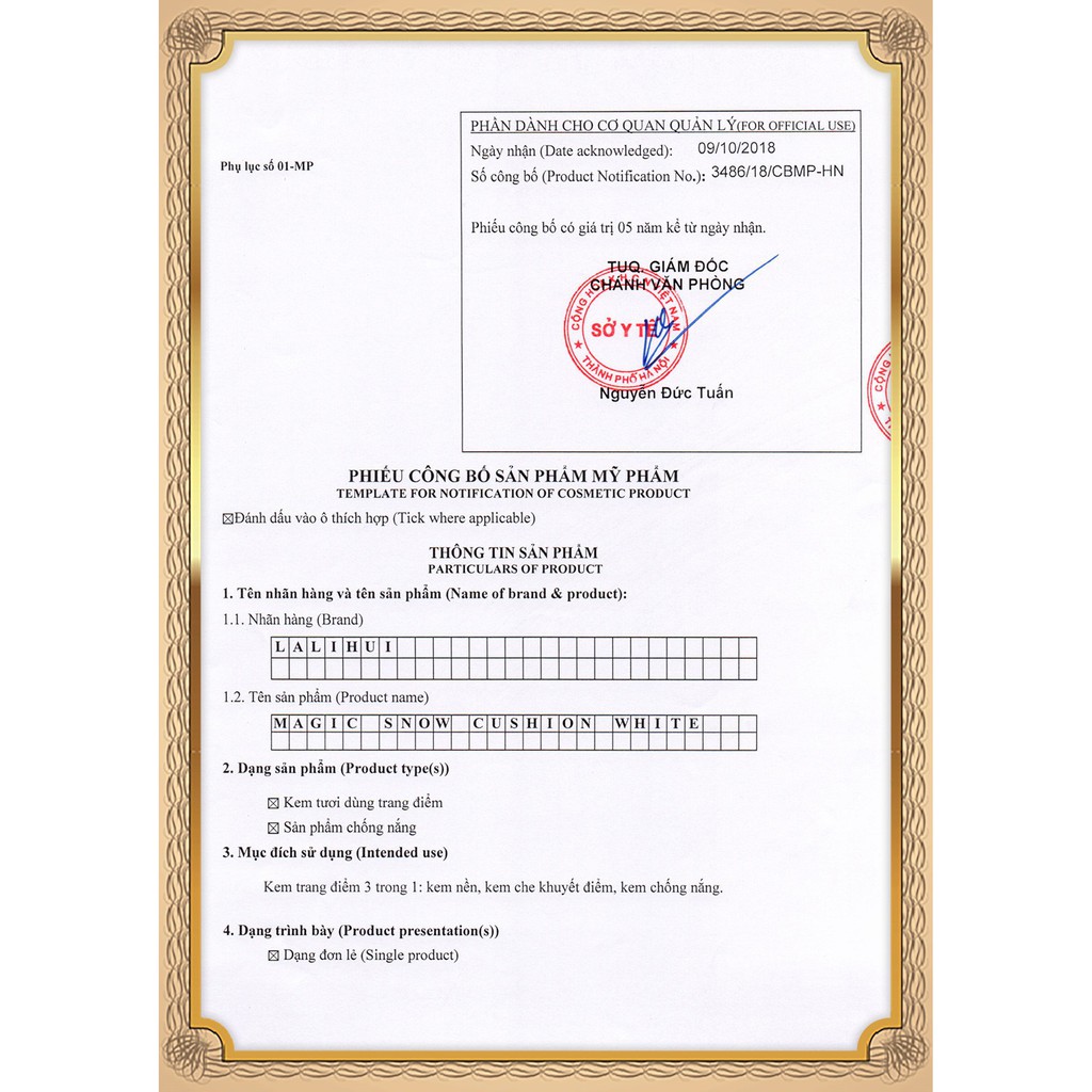 Phấn Nước Cushion Lalihui Che Khuyết Điểm Không Bí Da | BigBuy360 - bigbuy360.vn