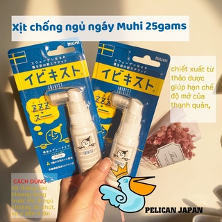 Xịt chống ngủ ngáy Muhi 25gam