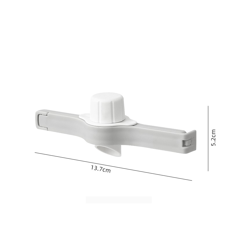 Kẹp miệng túi nhựa có nắp xoáy tiện lợi giúp bảo quản thực phẩm chống ẩm mốc, bay mùi