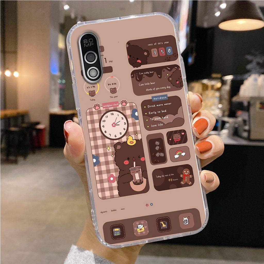 ỐP LƯNG VSMART LIVE - BEE - BEE 3 - STAR , IN HÌNH GẤU NÂU CHOCOLATE ĐÁNG YÊU.