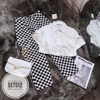 Bigsize Set quần caro SET512