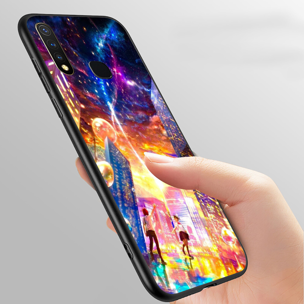 Ốp Lưng Tpu Mềm In Hình Anime Your Name Cho Oppo A15 A15S A54 A94 A95 4g 5g F19 Pro Plus Reno 5lite 5f Find X3 X3Pro Uj129