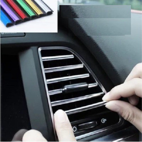 Nẹp chỉ trang trí cửa gió ô tô 2 mét  cá tính phong cách SANG TRỌNG