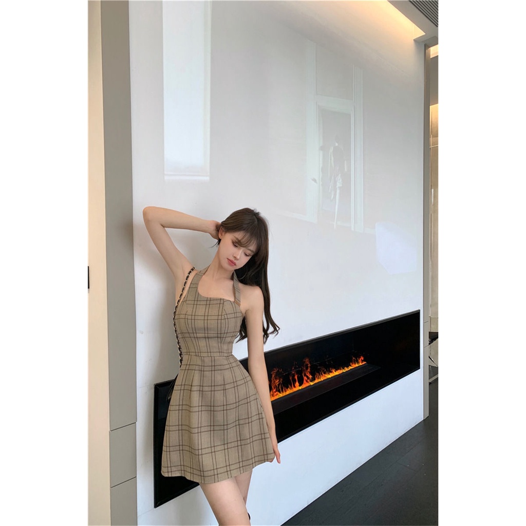 Đầm Hai Dây Thời Trang Mùa Hè Pháp Hàng Mới 2022 Dành Cho Bạn Nữ