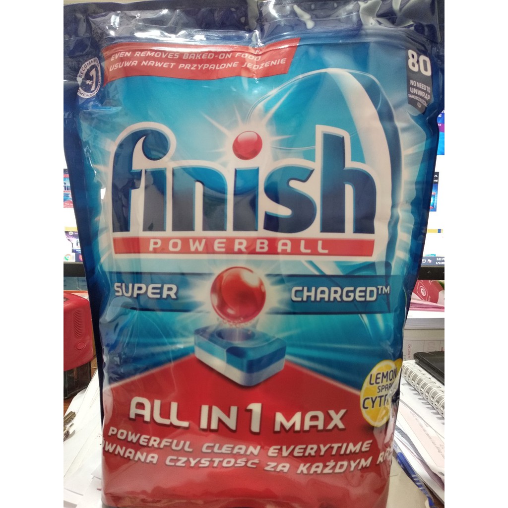 Viên rửa bát chén Finish All in 1 Cao cấp ( 90 viên ) dành cho máy rửa bát