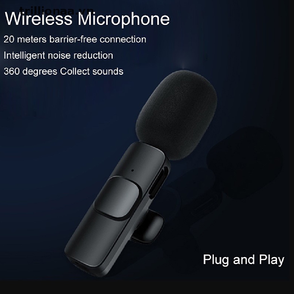 Micro Không Dây Trillionaa Di Động Cắm Thu Âm Video Mới