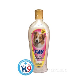 Fay En-Rosely - Sữa tắm siêu mượt, dưỡng lông khử mùi dùng cho chó mèo cún 300ml, 800ml