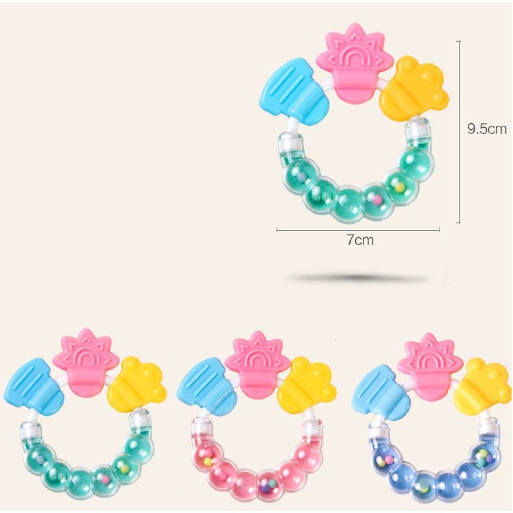 Núm Ti Giả Bằng Silicone An Toàn Dành Cho Trẻ | Núm Vú Giả Tập Nhai Cho Bé | Đồ Chơi Em Bé