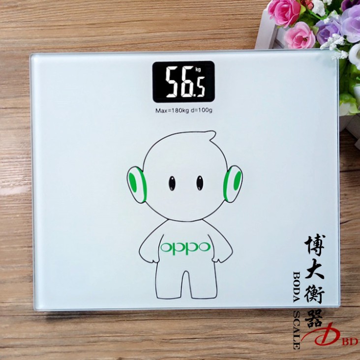 SCALE cân kỹ thuật số, Máy cân điện tử cao cấp bề mặt kính cường lực chịu lực tới 180KG