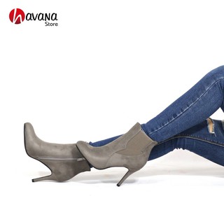Boots mã 100313 màu Ghi - Ảnh thật