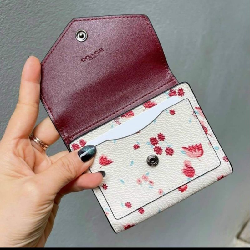 Ví C0ACH SMALL WALLET da thật siêu cưng