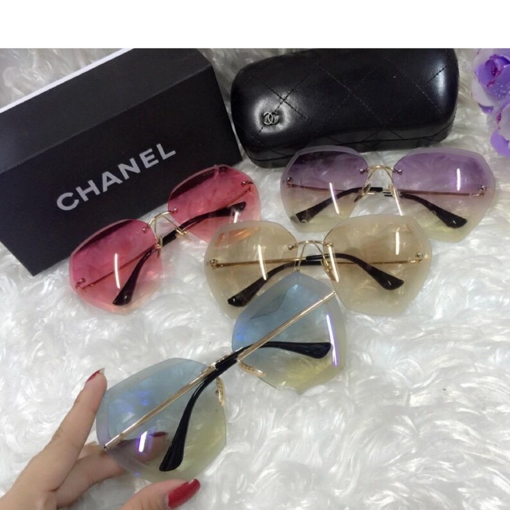 Kính râm Nữ mắt khoan ốc mới 169 (xanh dương nhạt)