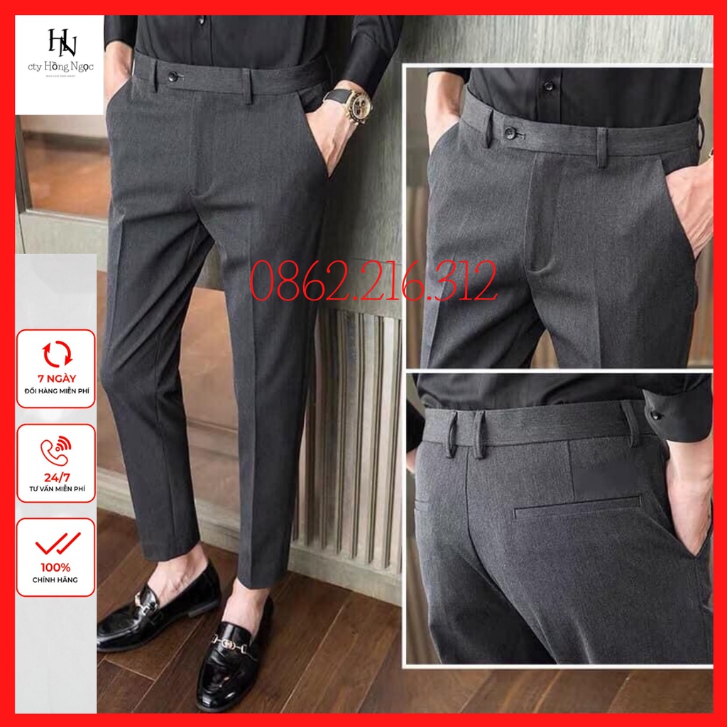 Quần tây NAM dáng ôm quần tây công sở dáng ôm co dãn, phong cách hàn quốc.